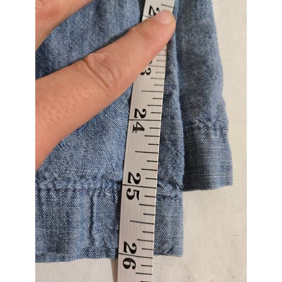 Gap size 4 women's chambray girlfriend khakis - Picture 10 of 10